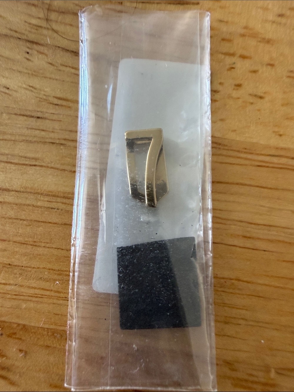 KEEP Collective Gold Number 7 Charm